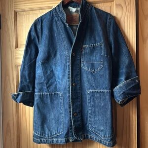 Vintage Levi Strauss Jean utility coat with pockets slightly longer
